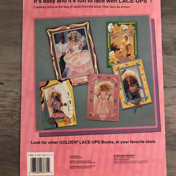 1992 Golden Barbie Lace-Ups - Picture 7 of 7